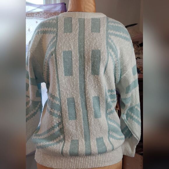 Vintage 70s Sweater Crewneck Pullover USA Made - Picture 1 of 16